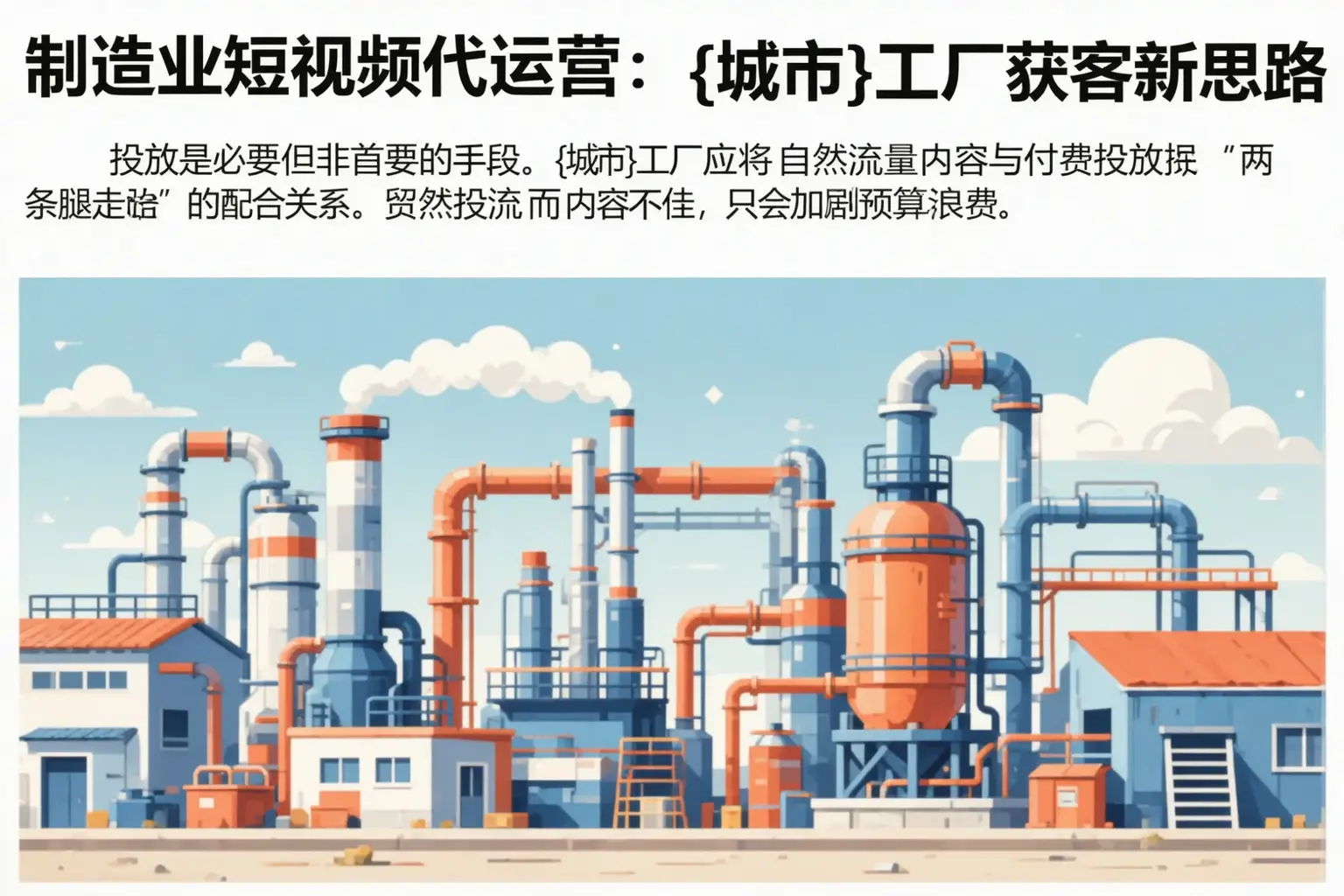制造业短视频代运营:柳州工厂获客新思路